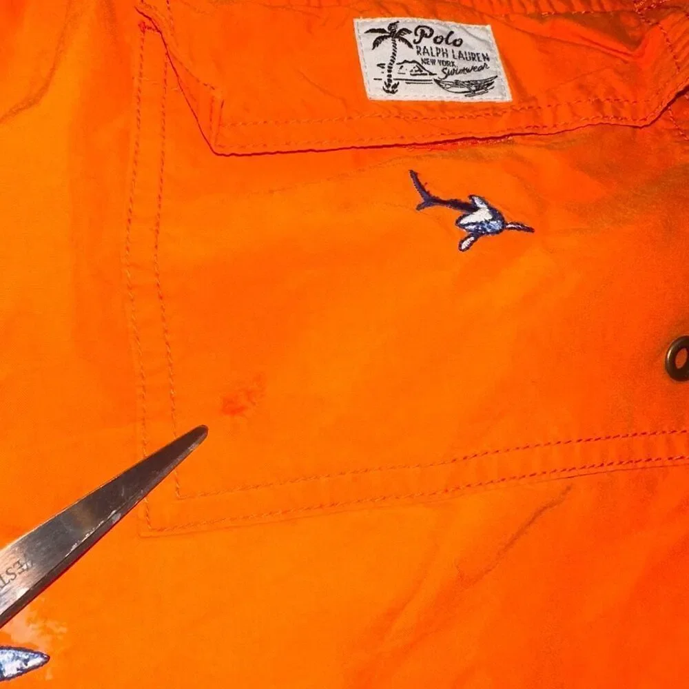 Ralph Lauren Polo Swim Surf Board Shorts Trunks Suit Fish
